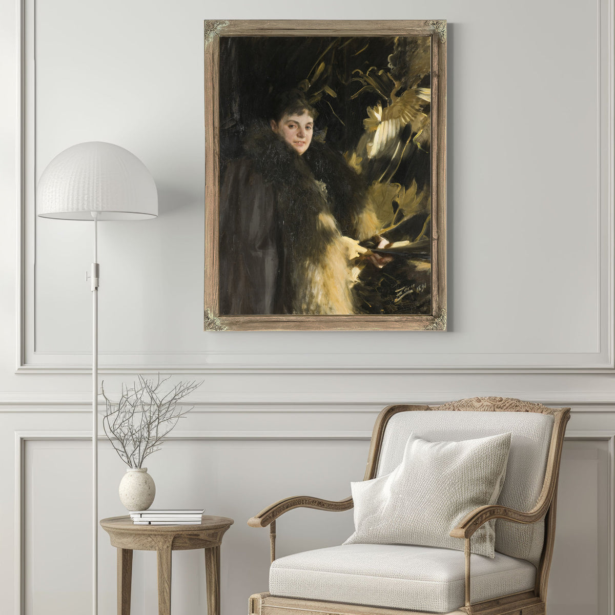 Mrs Veronica Heiss By Anders Zorn