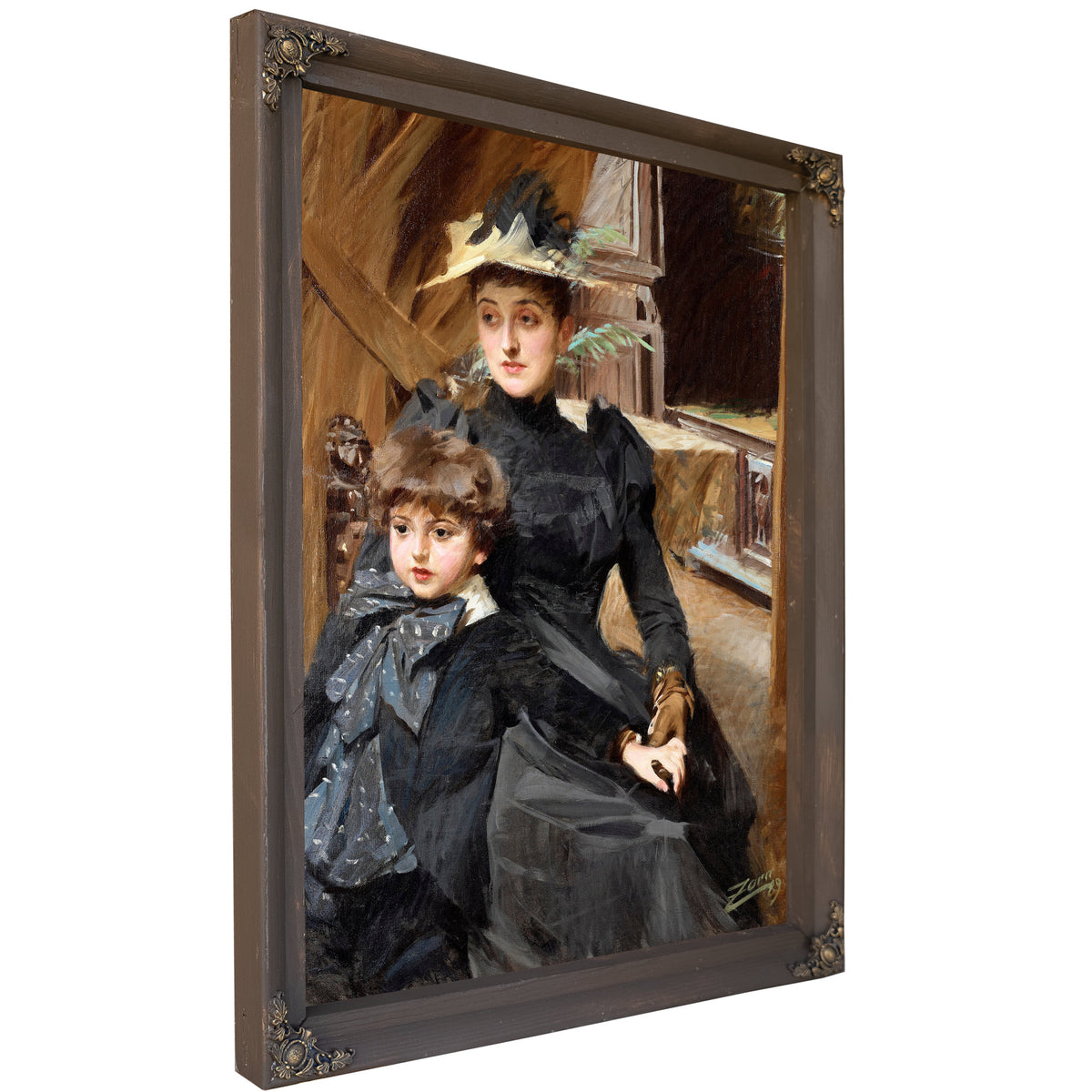 Mrs Weguelin Son 1889 By Anders Zorn