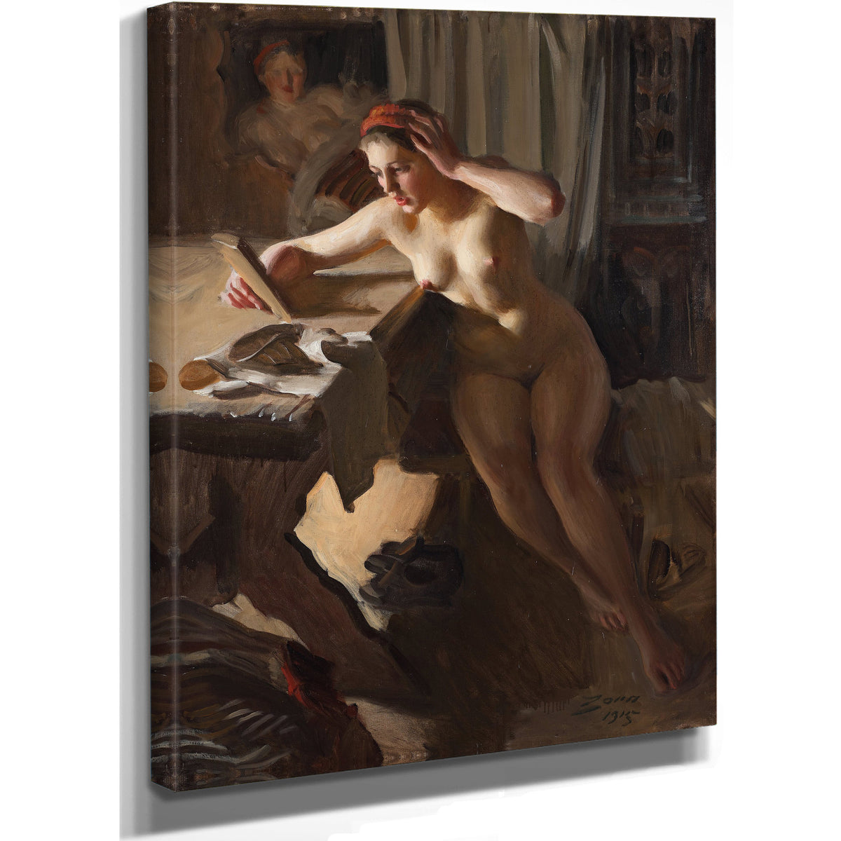 Old Mirror 1915 By Anders Zorn