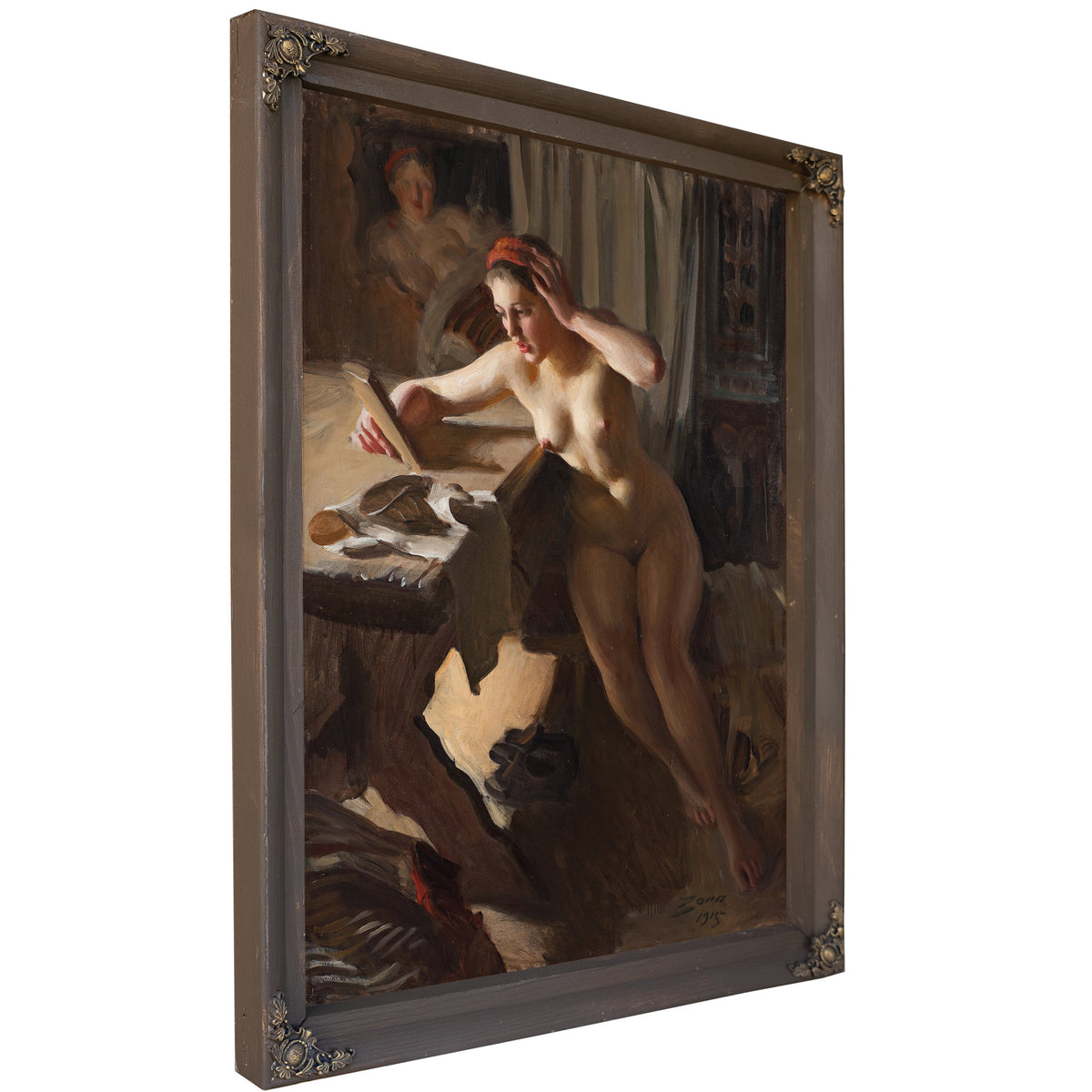 Old Mirror 1915 By Anders Zorn