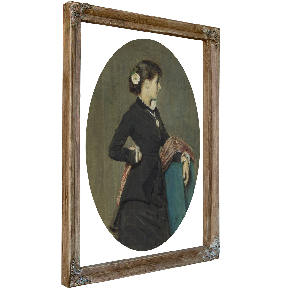 Portrait Miss Nystroem Thielska By Anders Zorn