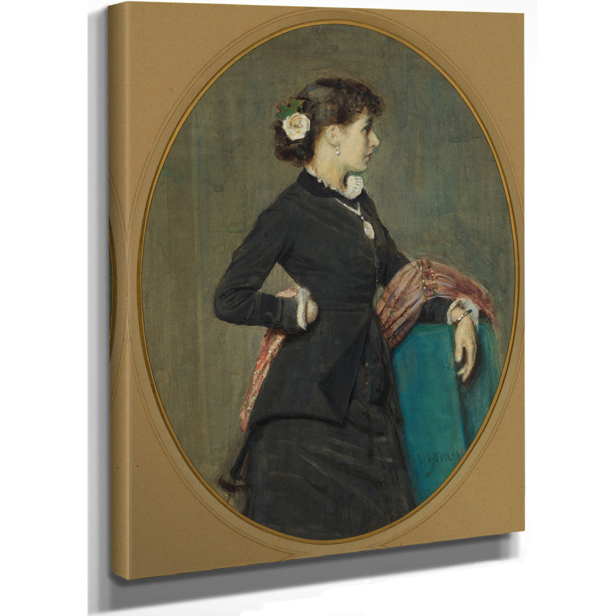 Portrait Miss Nystrom 1880 By Anders Zorn