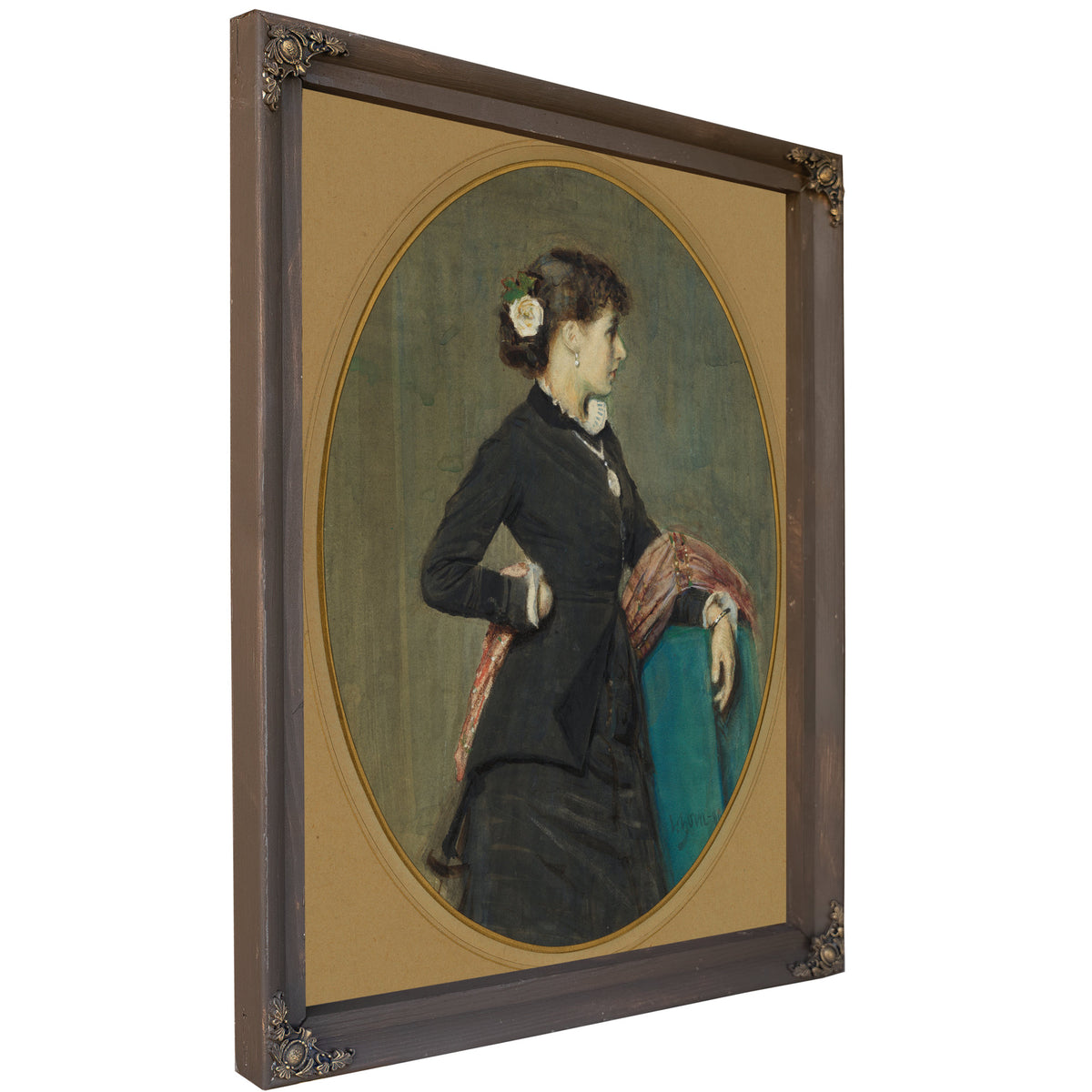 Portrait Miss Nystrom 1880 By Anders Zorn
