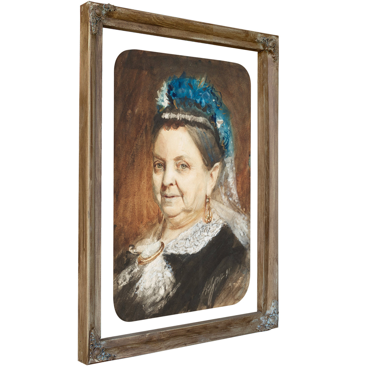 Portrait Older Lady 1881 By Anders Zorn