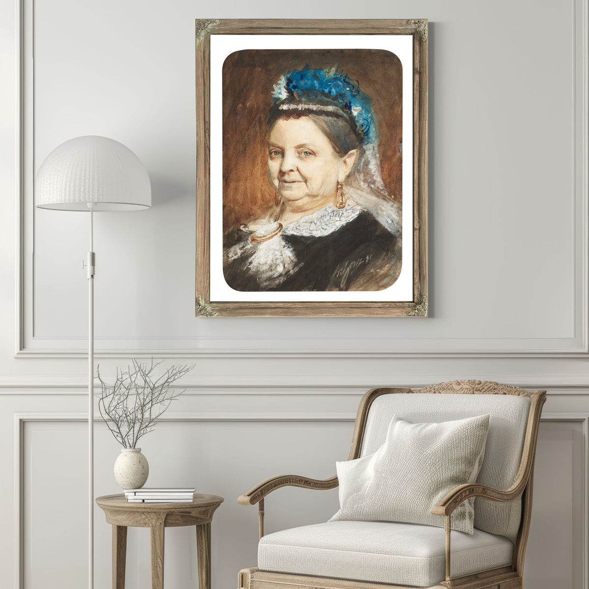 Portrait Older Lady 1881 By Anders Zorn