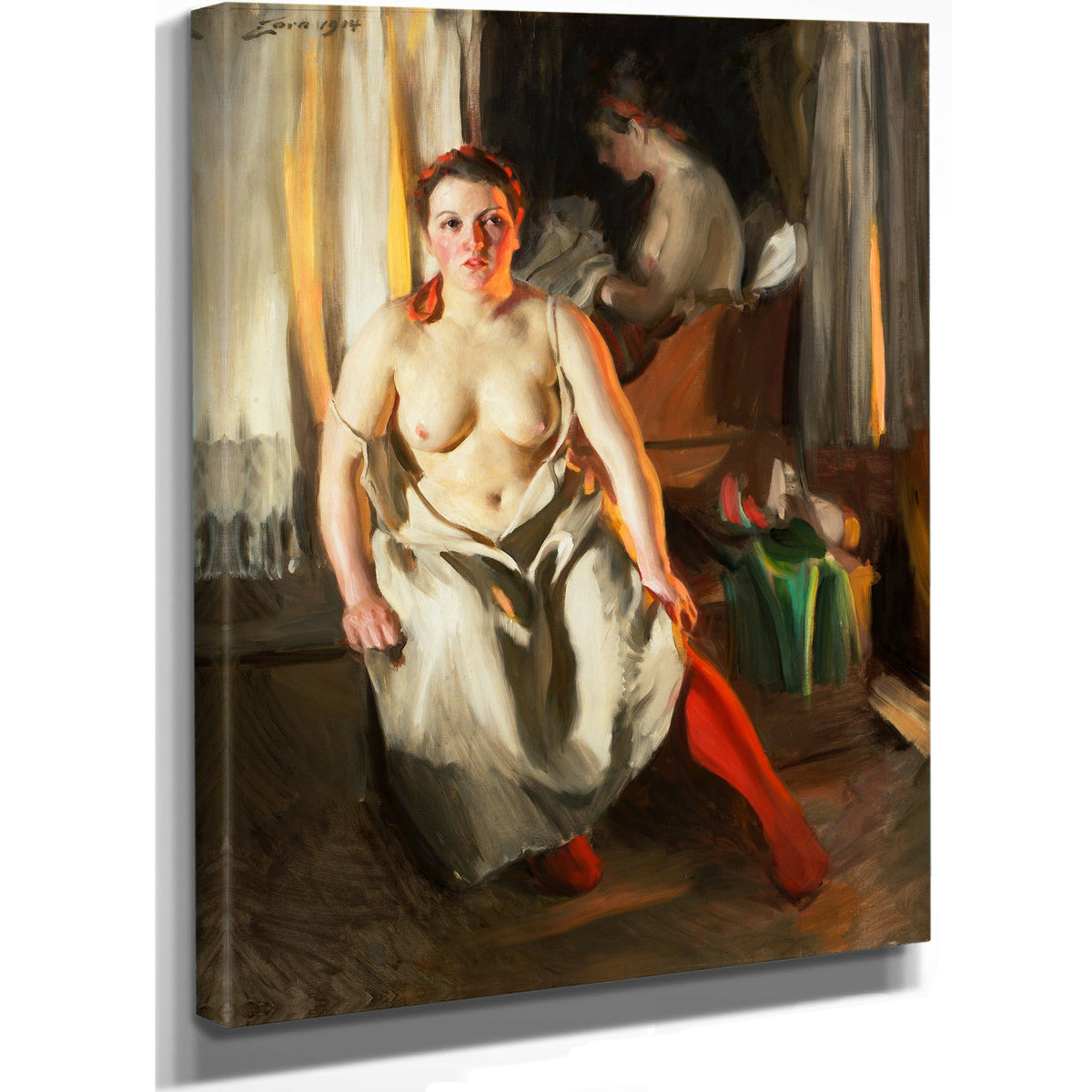 Roed Strumpa By Anders Zorn