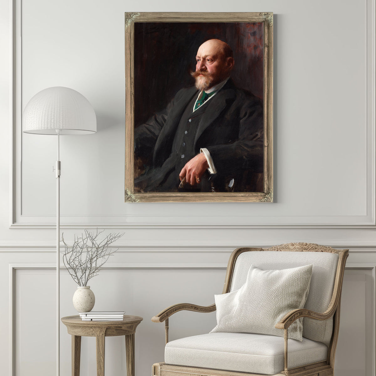 Sir Ernest Cassel 1907 By Anders Zorn