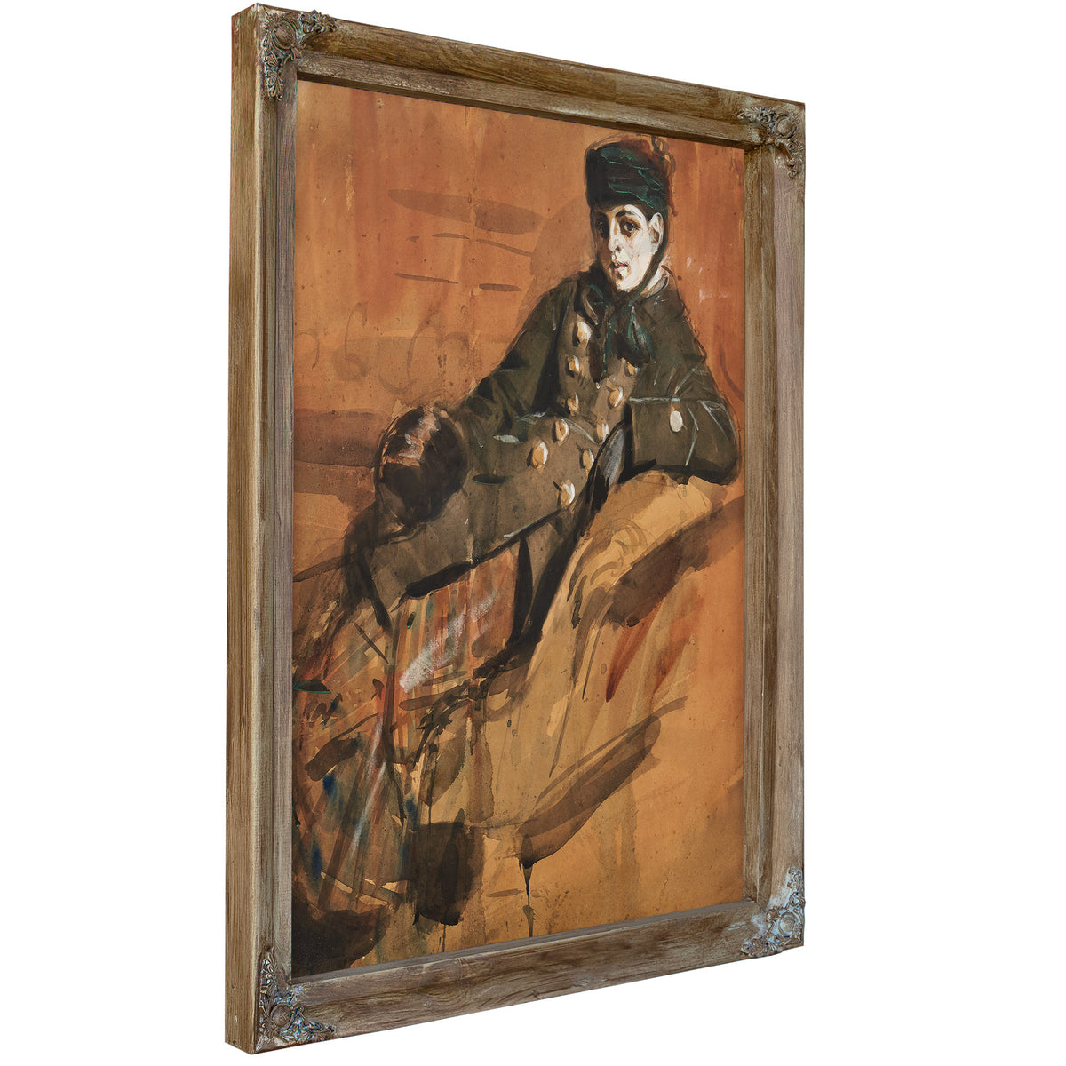 Sitting Girl Travel Clothes 1881 By Anders Zorn