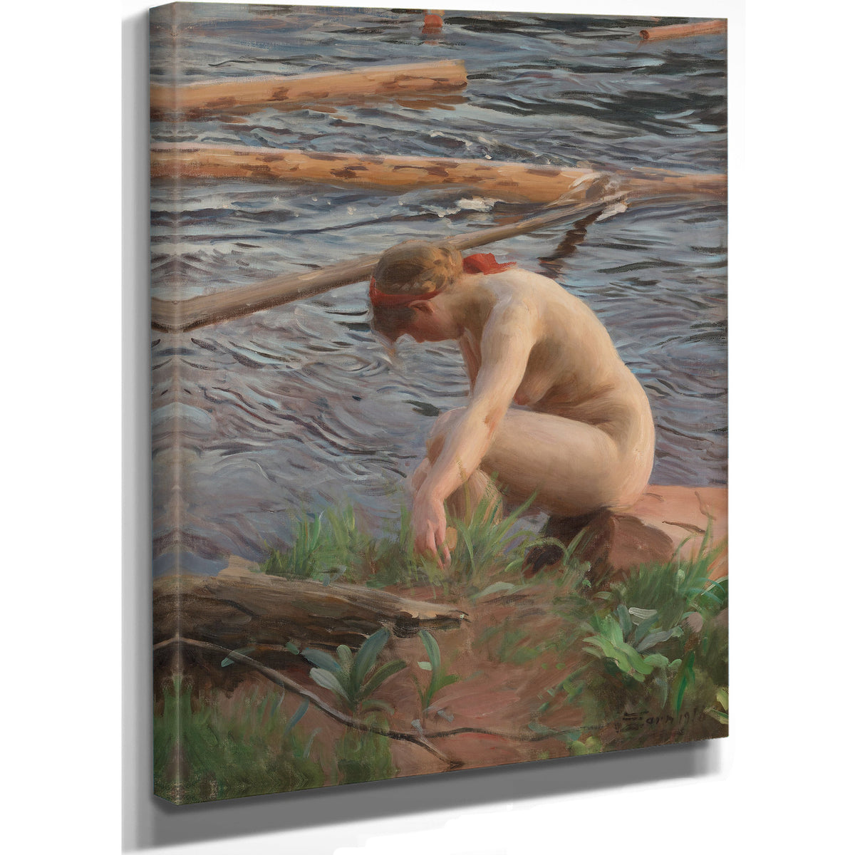 Timret Gaer 1916 By Anders Zorn