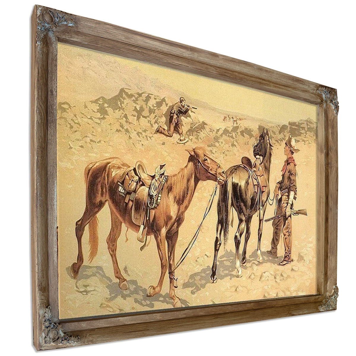 Antelope Hunting By Frederic Remington