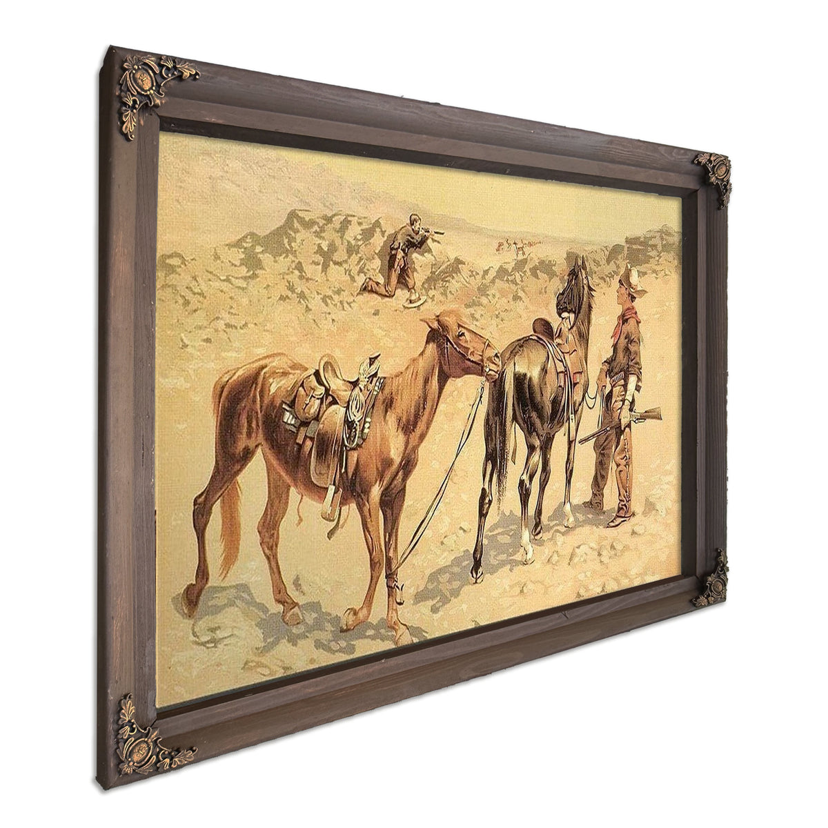 Antelope Hunting By Frederic Remington