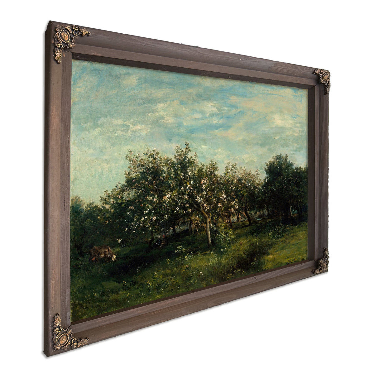 Apple Blossoms by Charles Francois Daubigny