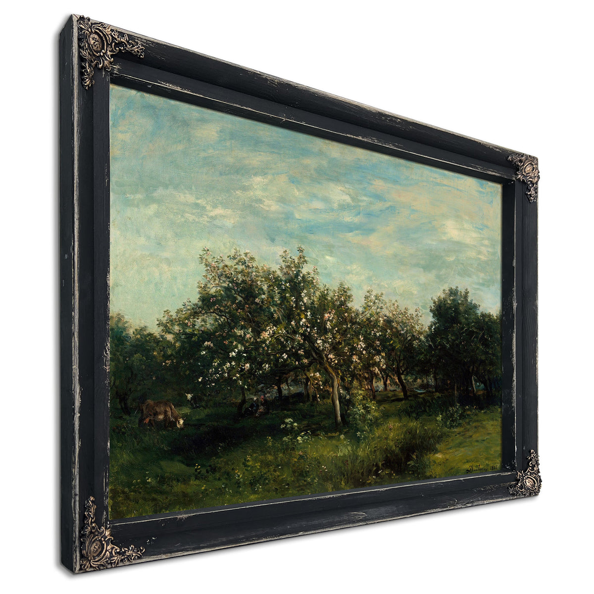 Apple Blossoms by Charles Francois Daubigny