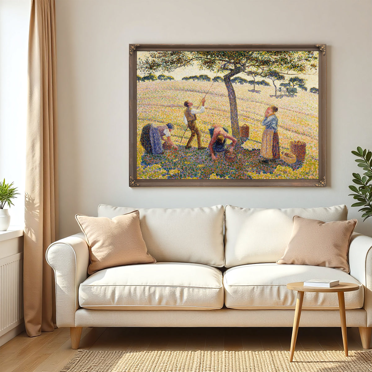 Apple Harvest by Camille Pissarro