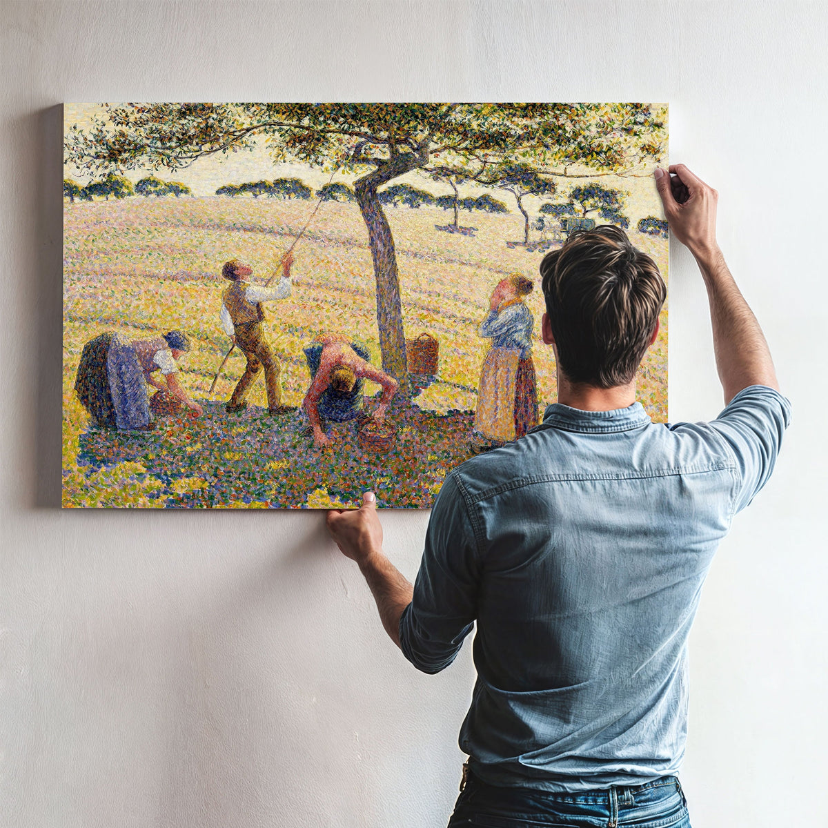 Apple Harvest by Camille Pissarro