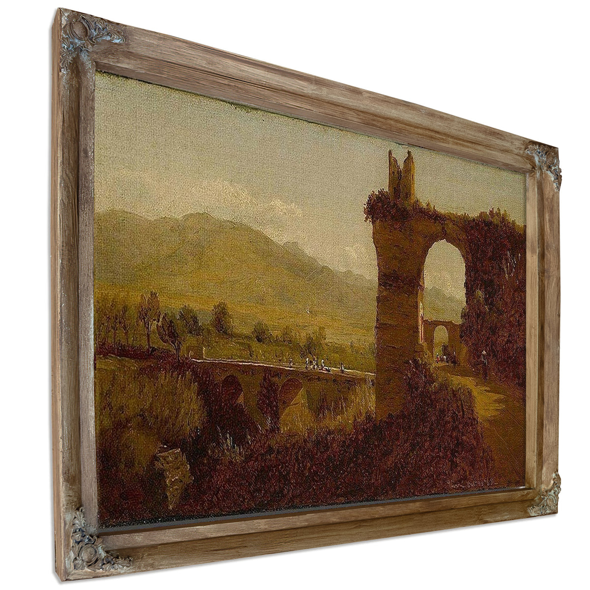 Arch Of Nero At Tivoli From The West By Sanford Robinson Gifford