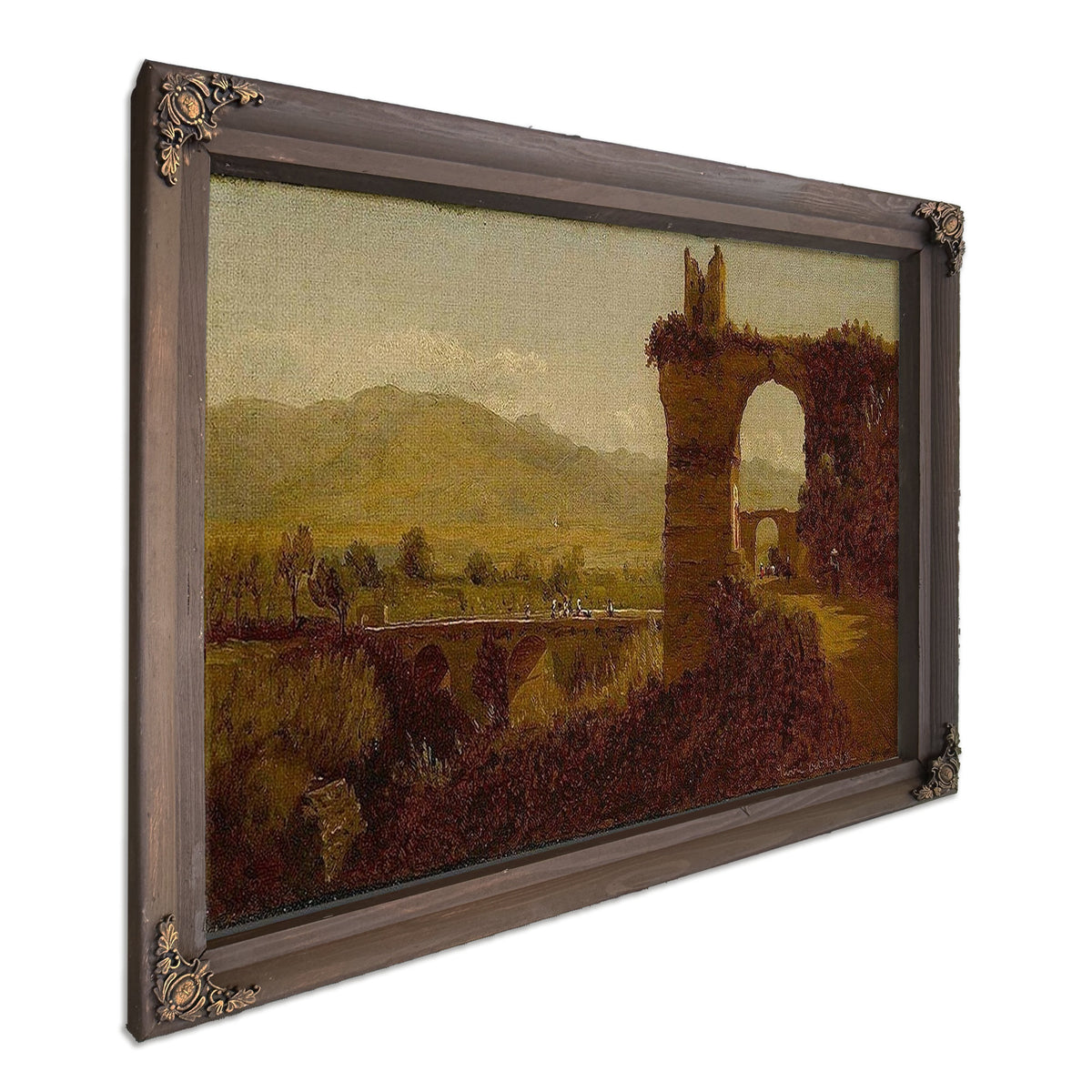 Arch Of Nero At Tivoli From The West By Sanford Robinson Gifford