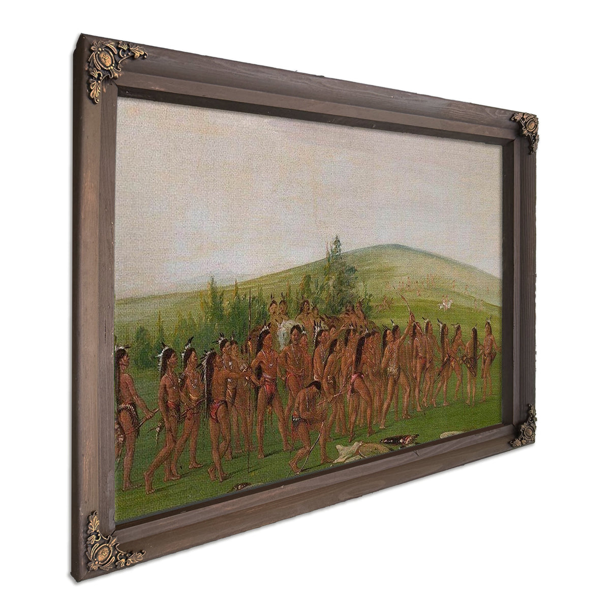 Archery Of The Mandan By George Catlin