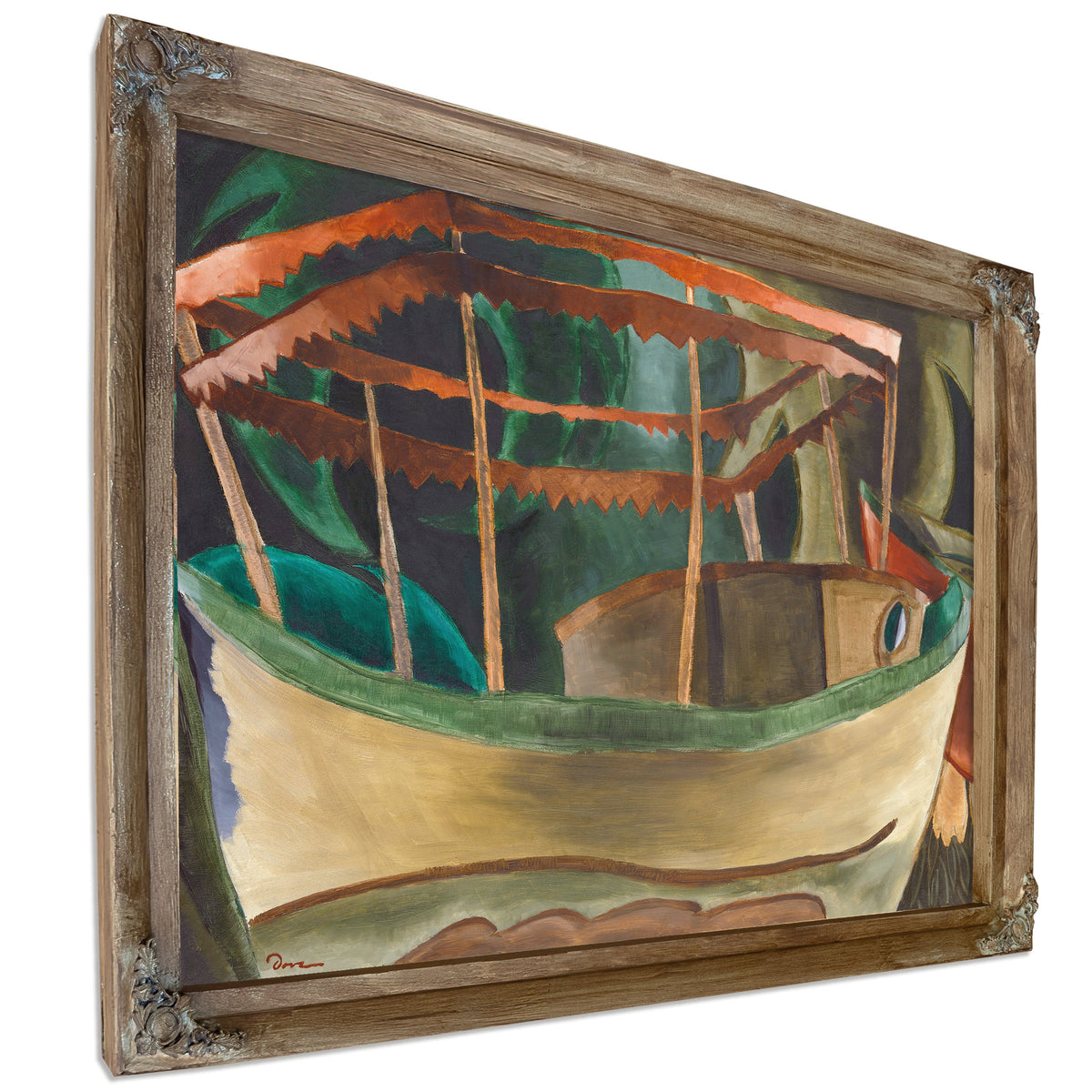 Fishboat 1930 By Arthur Dove