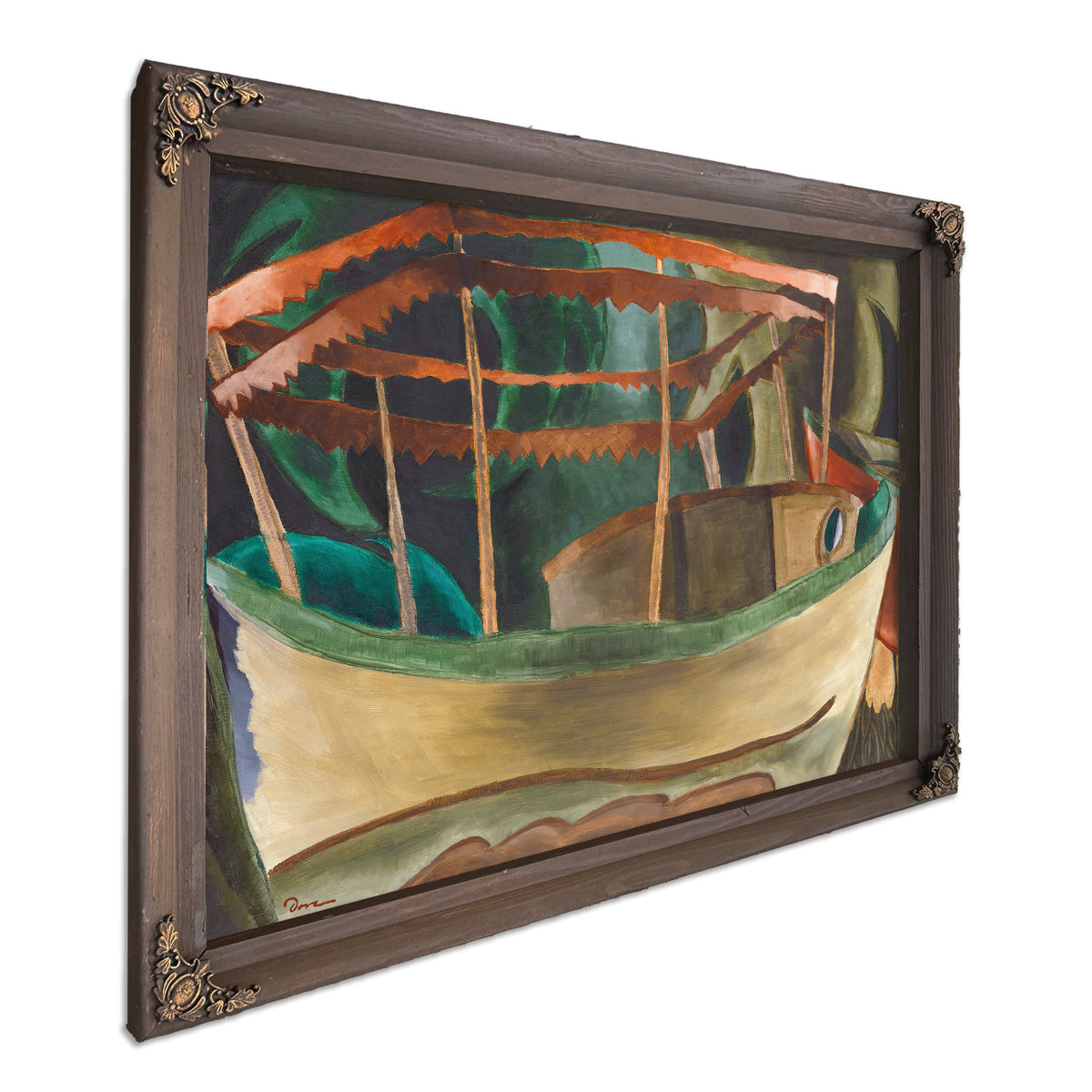Fishboat 1930 By Arthur Dove