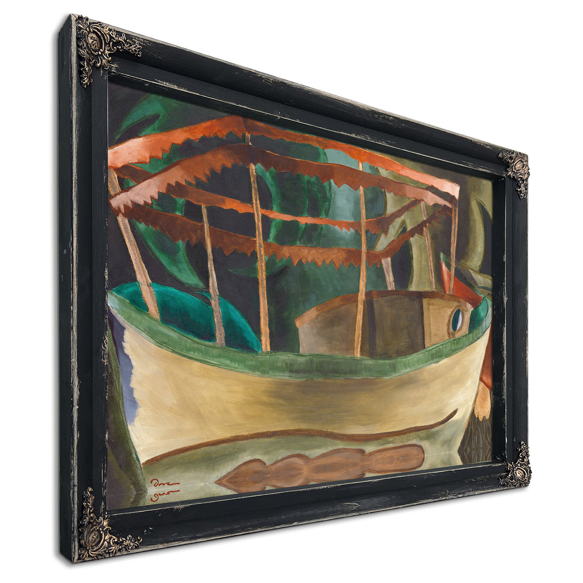 Fishboat 1930 By Arthur Dove