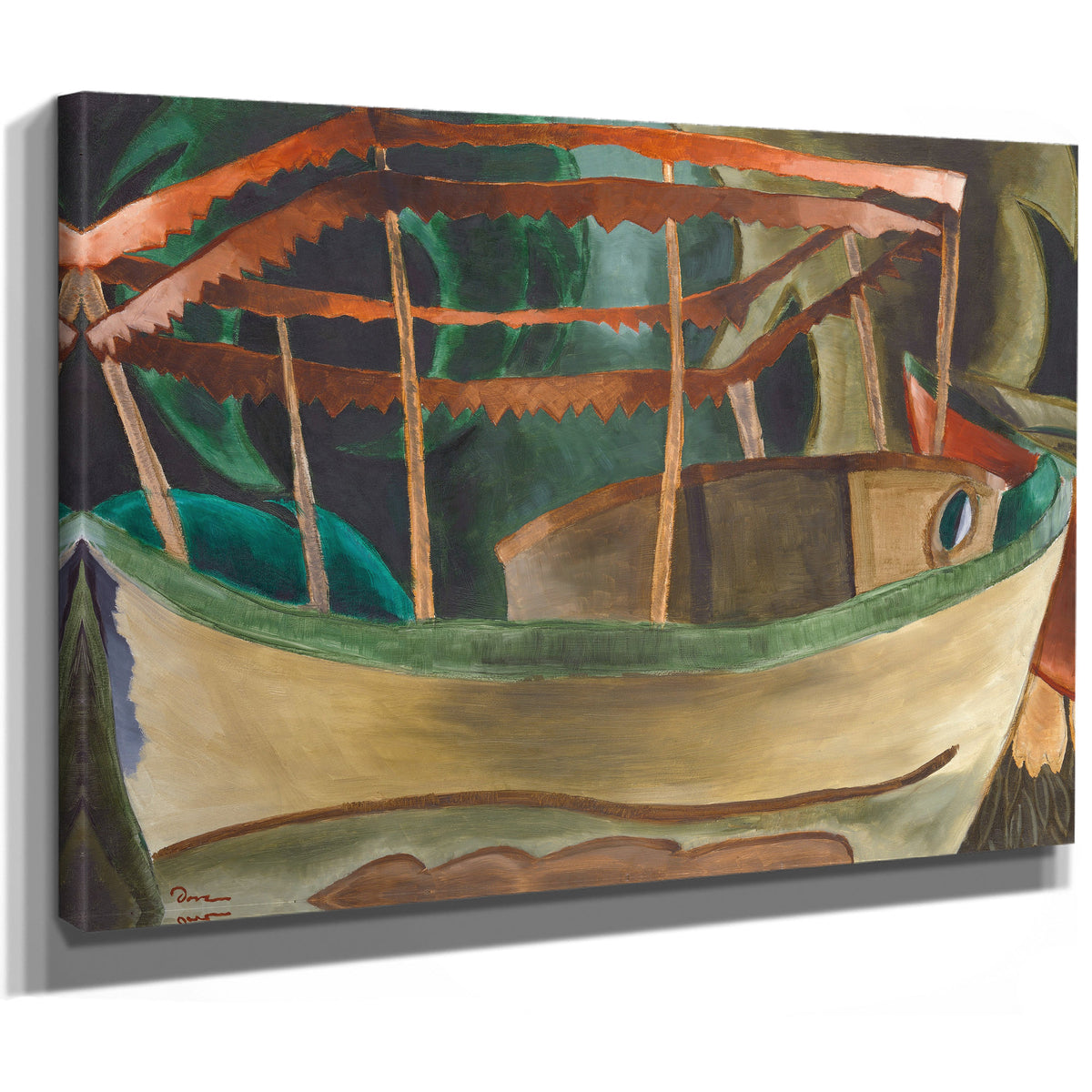 Fishboat 1930 By Arthur Dove