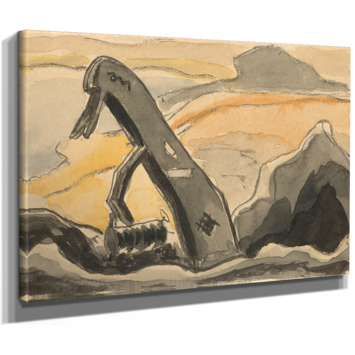 Steam Shovelport Washington 1931 By Arthur Dove