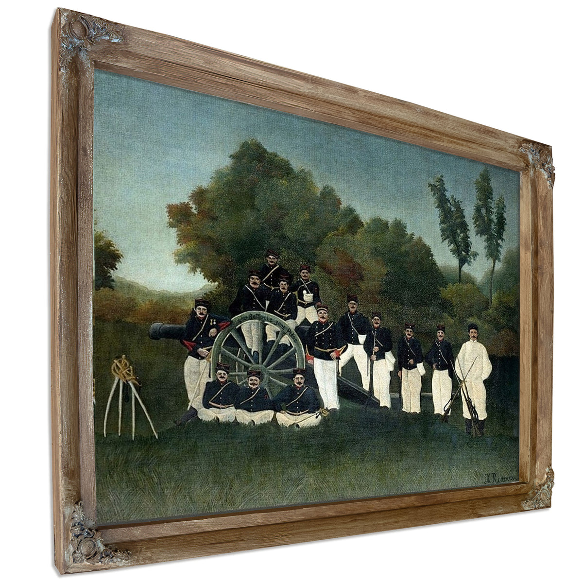 Artillerymen (Les Artilleurs) By Henri Julien Felix Rousseau