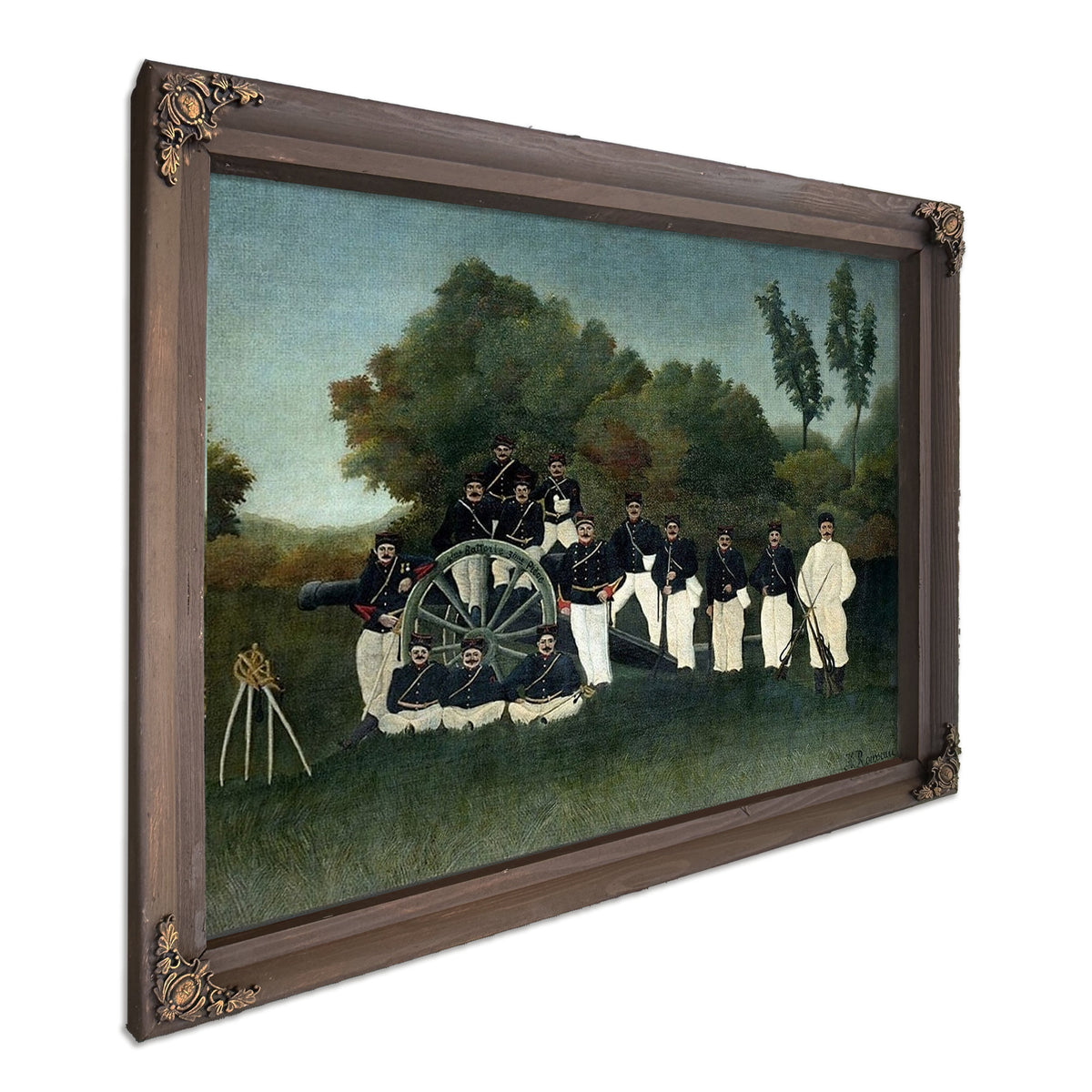 Artillerymen (Les Artilleurs) By Henri Julien Felix Rousseau