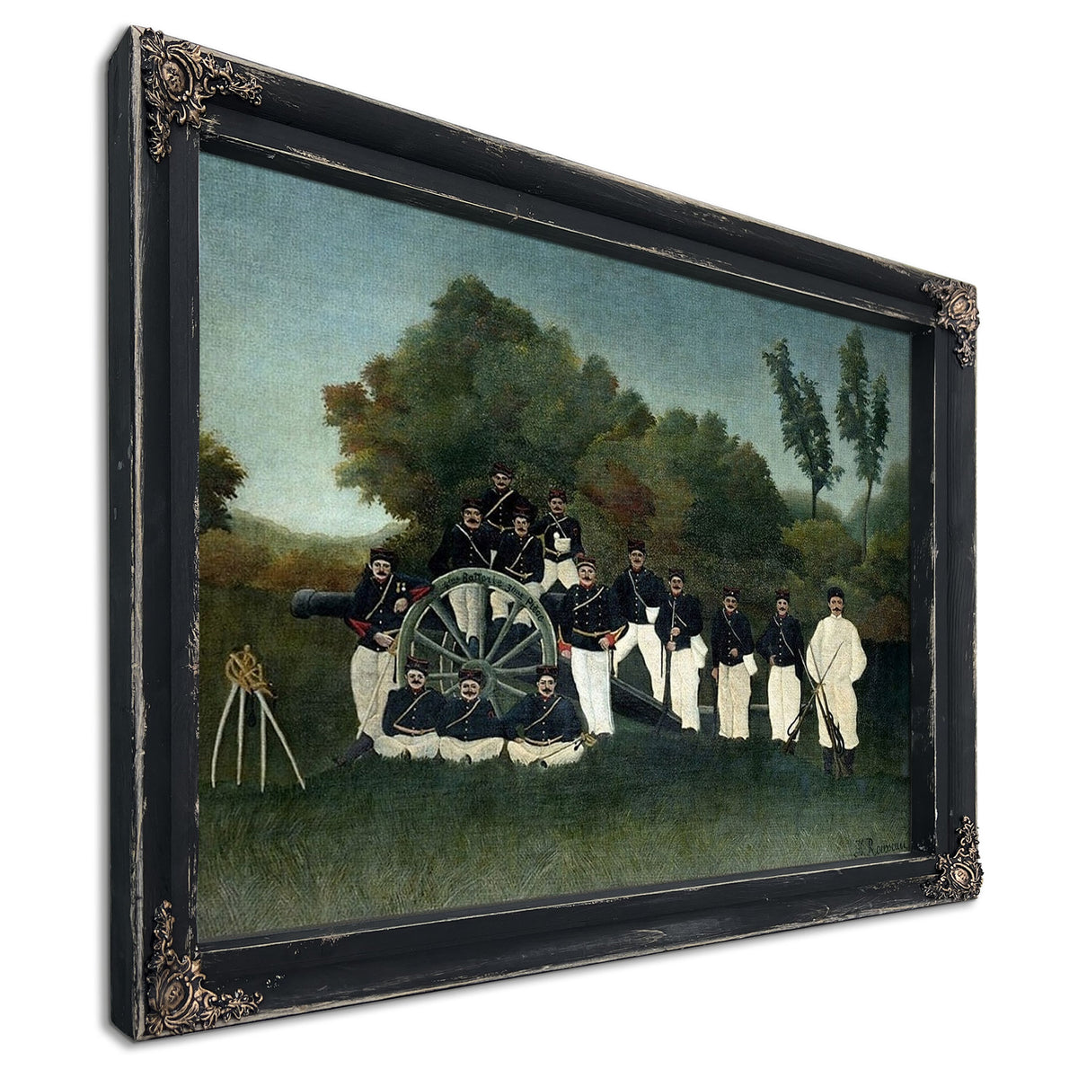 Artillerymen (Les Artilleurs) By Henri Julien Felix Rousseau