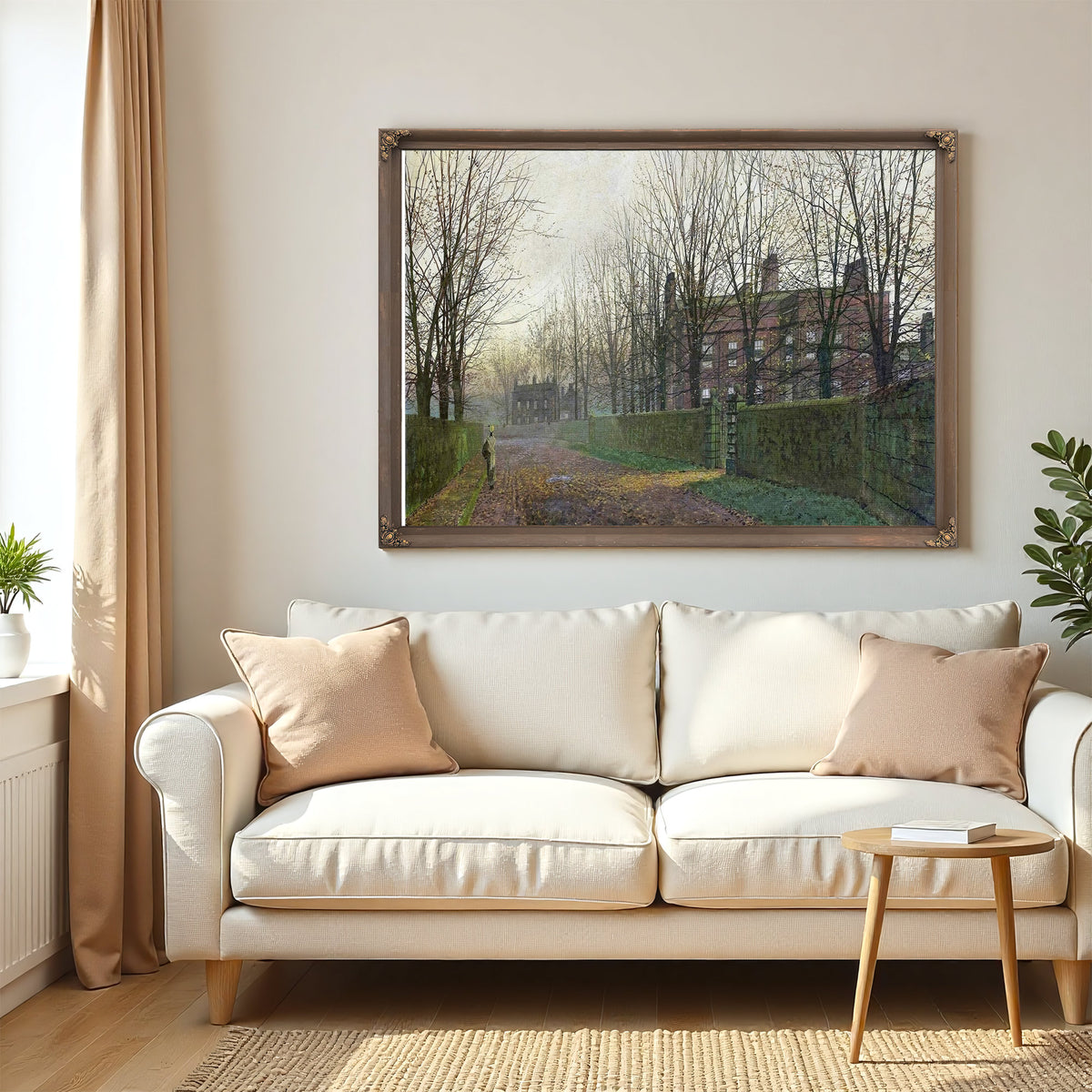 Autumn Afterglow Painting John Atkinson Grimshaw Canvas Art
