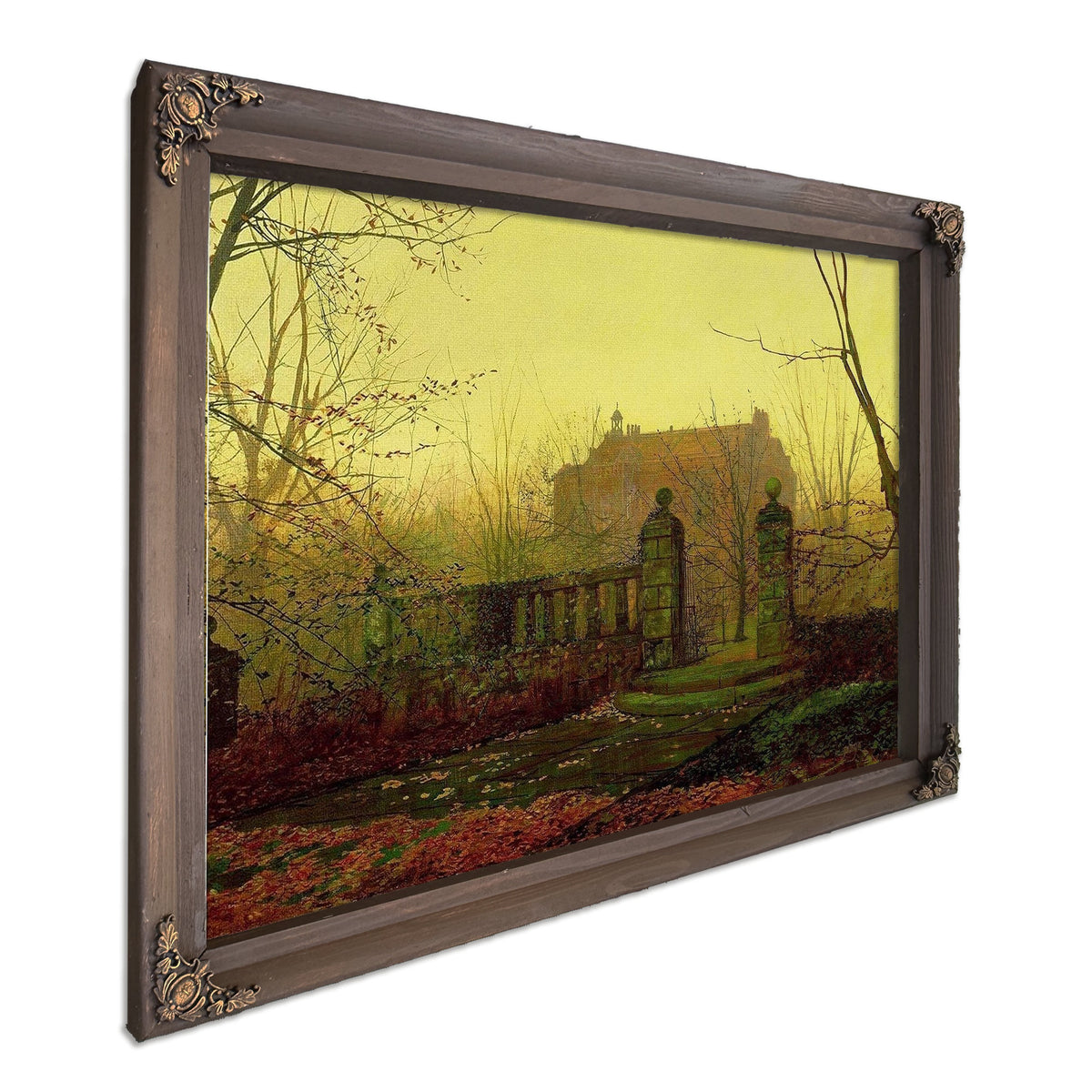 Autumn Morning Painting John Atkinson Grimshaw Canvas Art