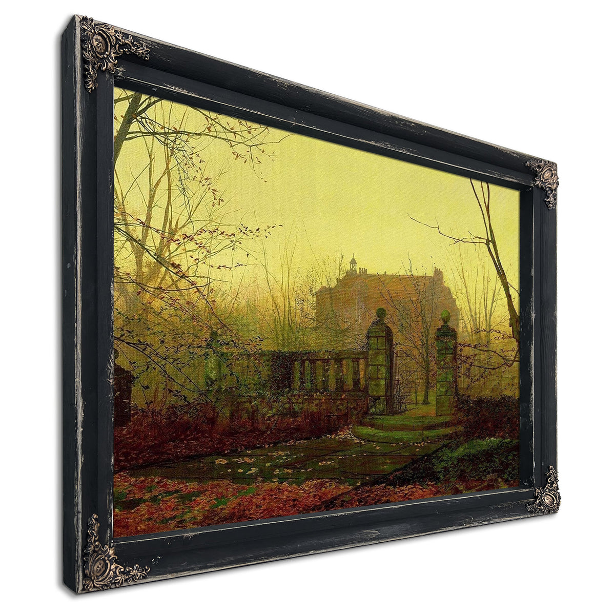 Autumn Morning Painting John Atkinson Grimshaw Canvas Art