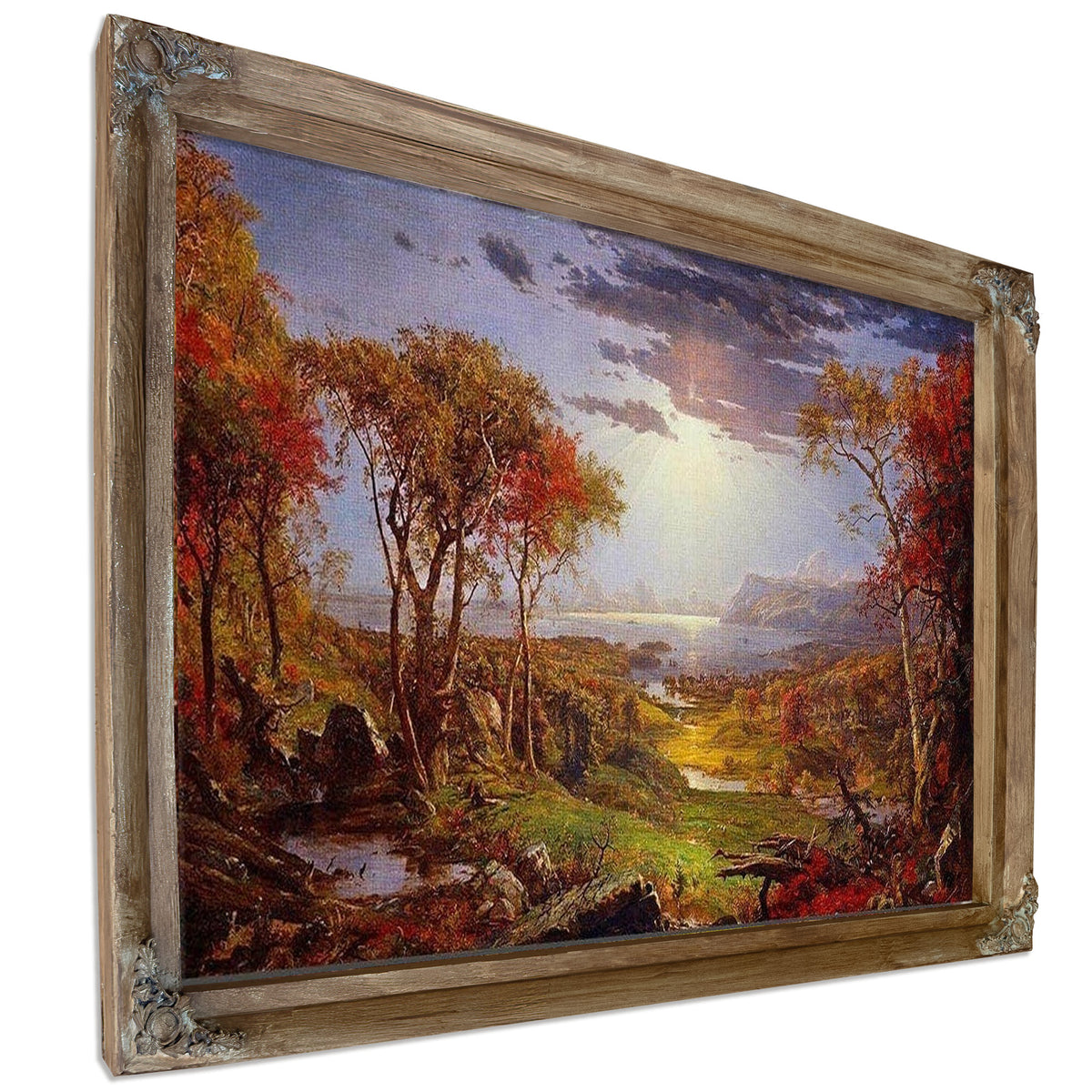 Autumn On The Hudson River By Cropsey Jasper Francis