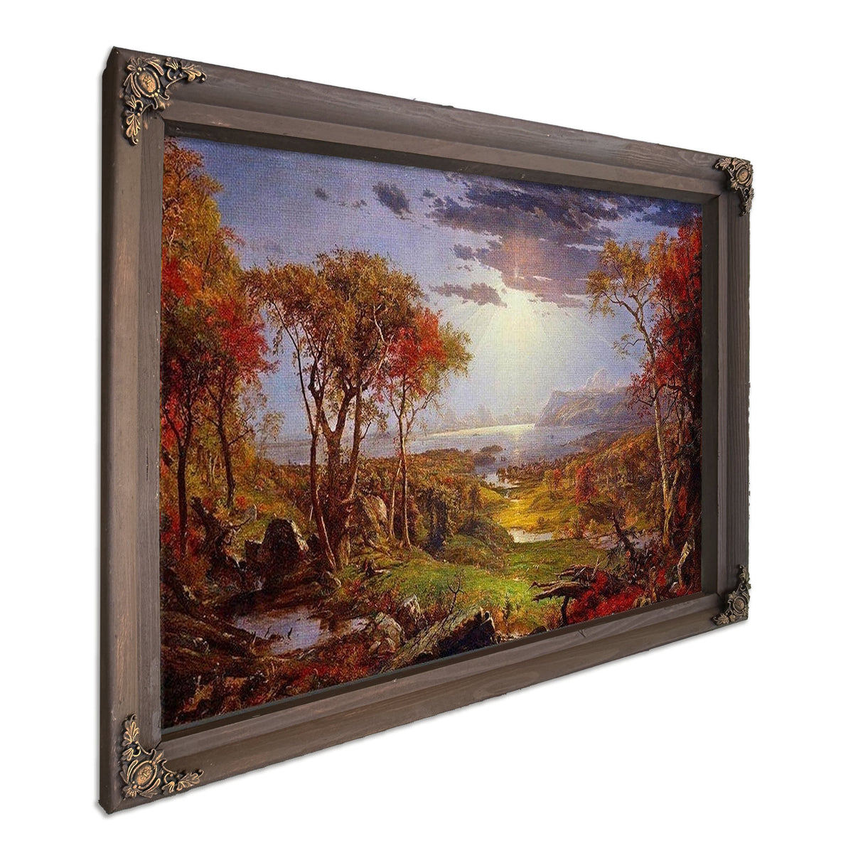 Autumn On The Hudson River By Cropsey Jasper Francis