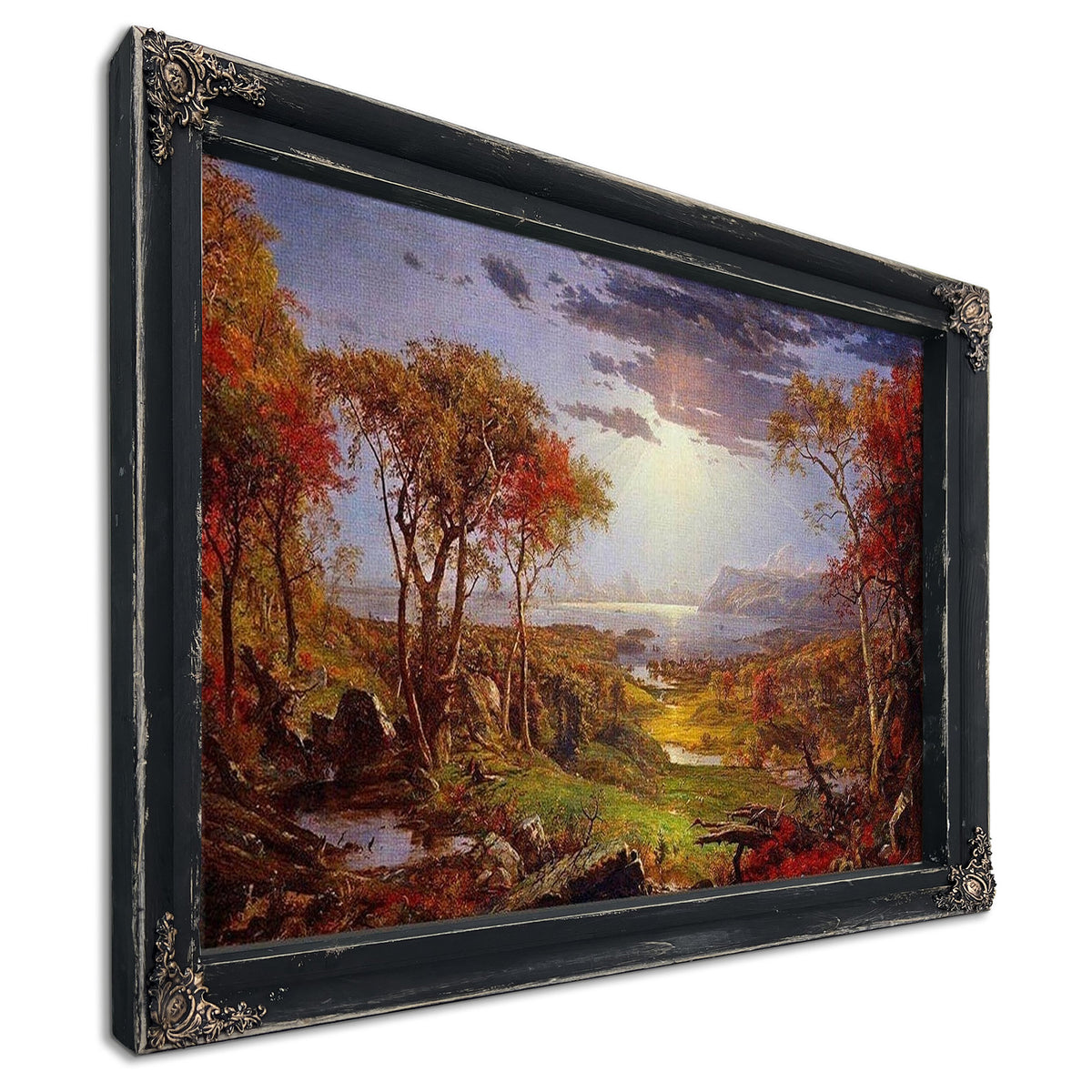 Autumn On The Hudson River By Cropsey Jasper Francis