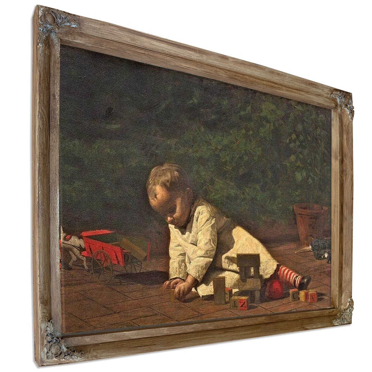 Baby At Play By Thomas Eakins