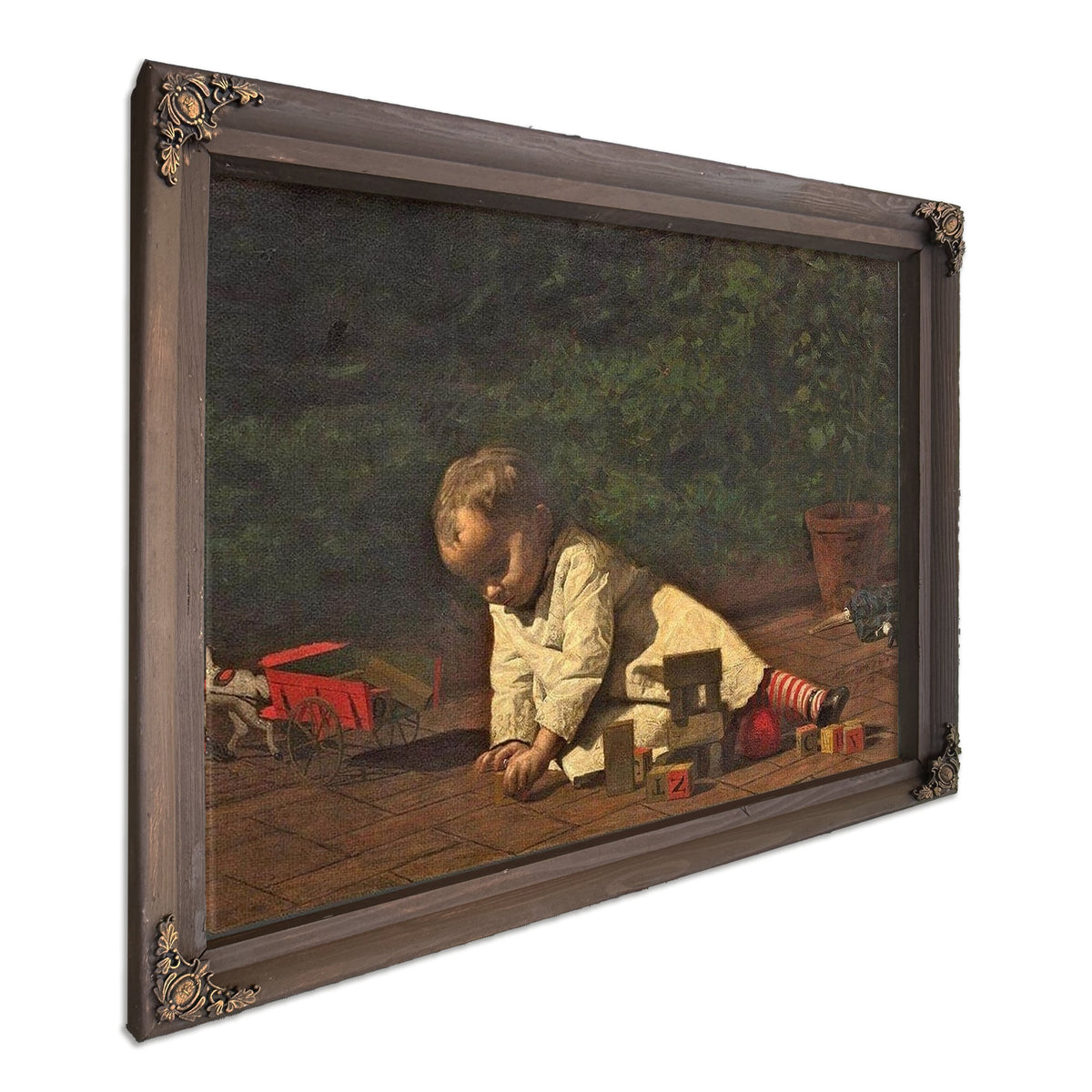 Baby At Play By Thomas Eakins