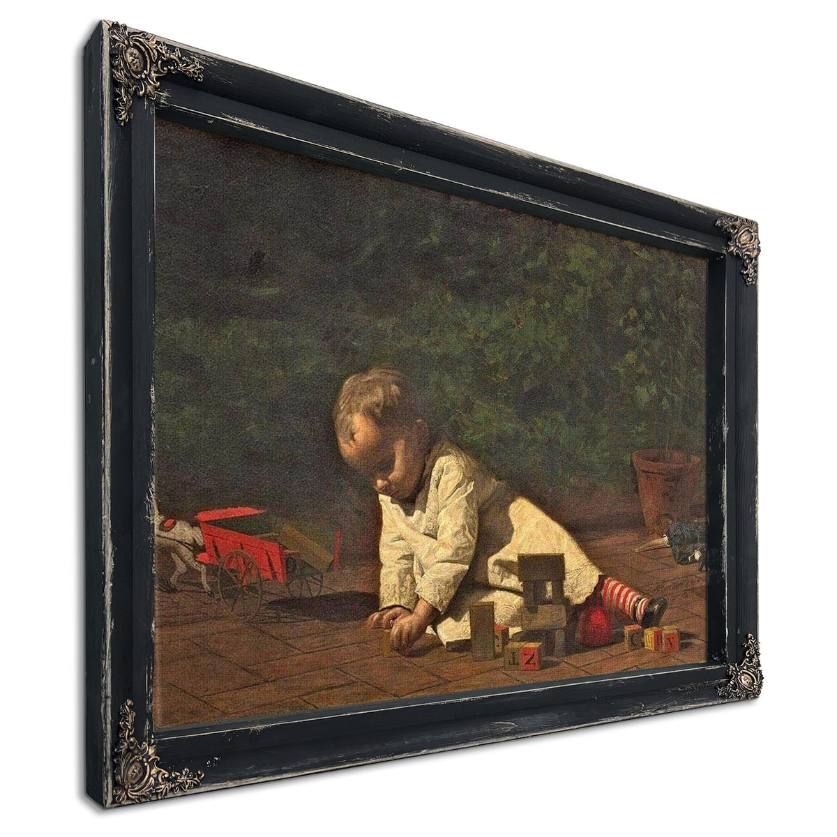 Baby At Play By Thomas Eakins