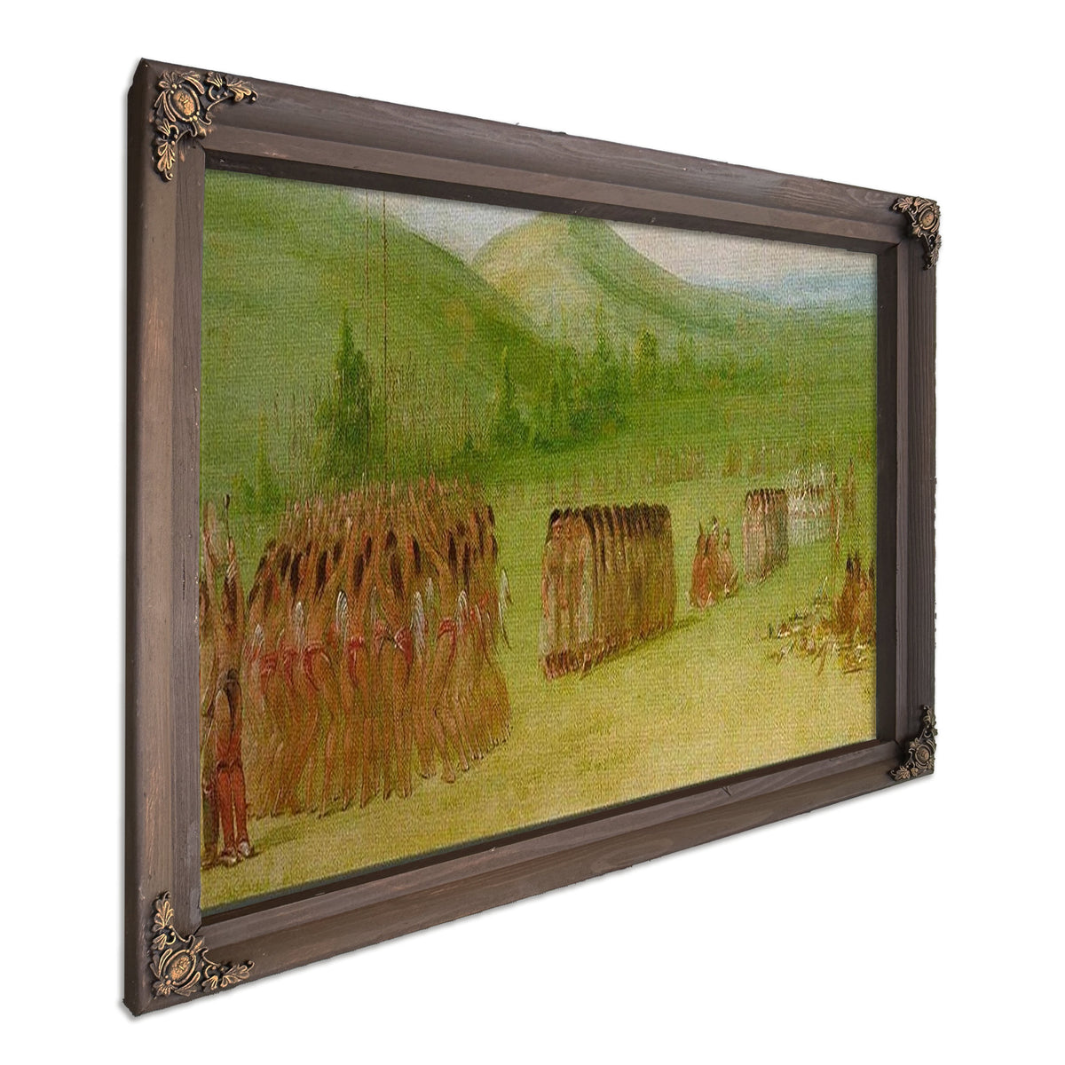 Ball Play Dance, Choctaw By George Catlin