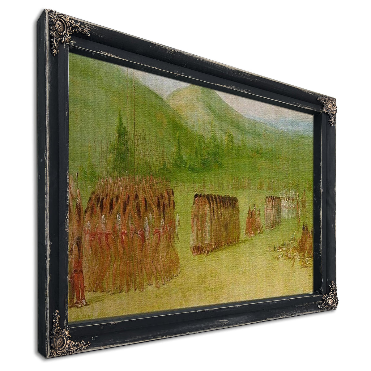 Ball Play Dance, Choctaw By George Catlin