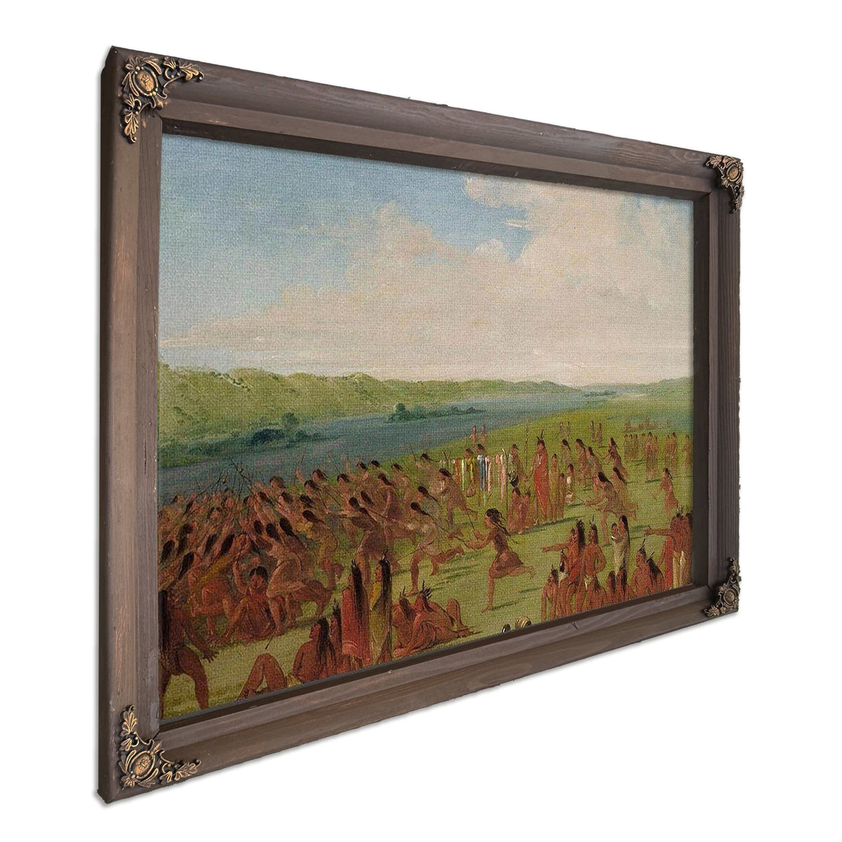 Ball Play Of The Women, Prairie Du Chien By George Catlin