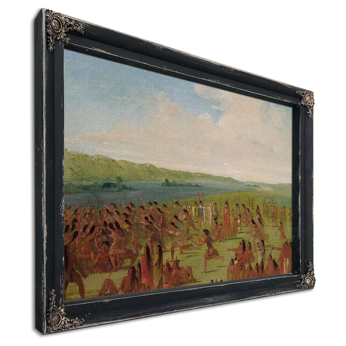 Ball Play Of The Women, Prairie Du Chien By George Catlin