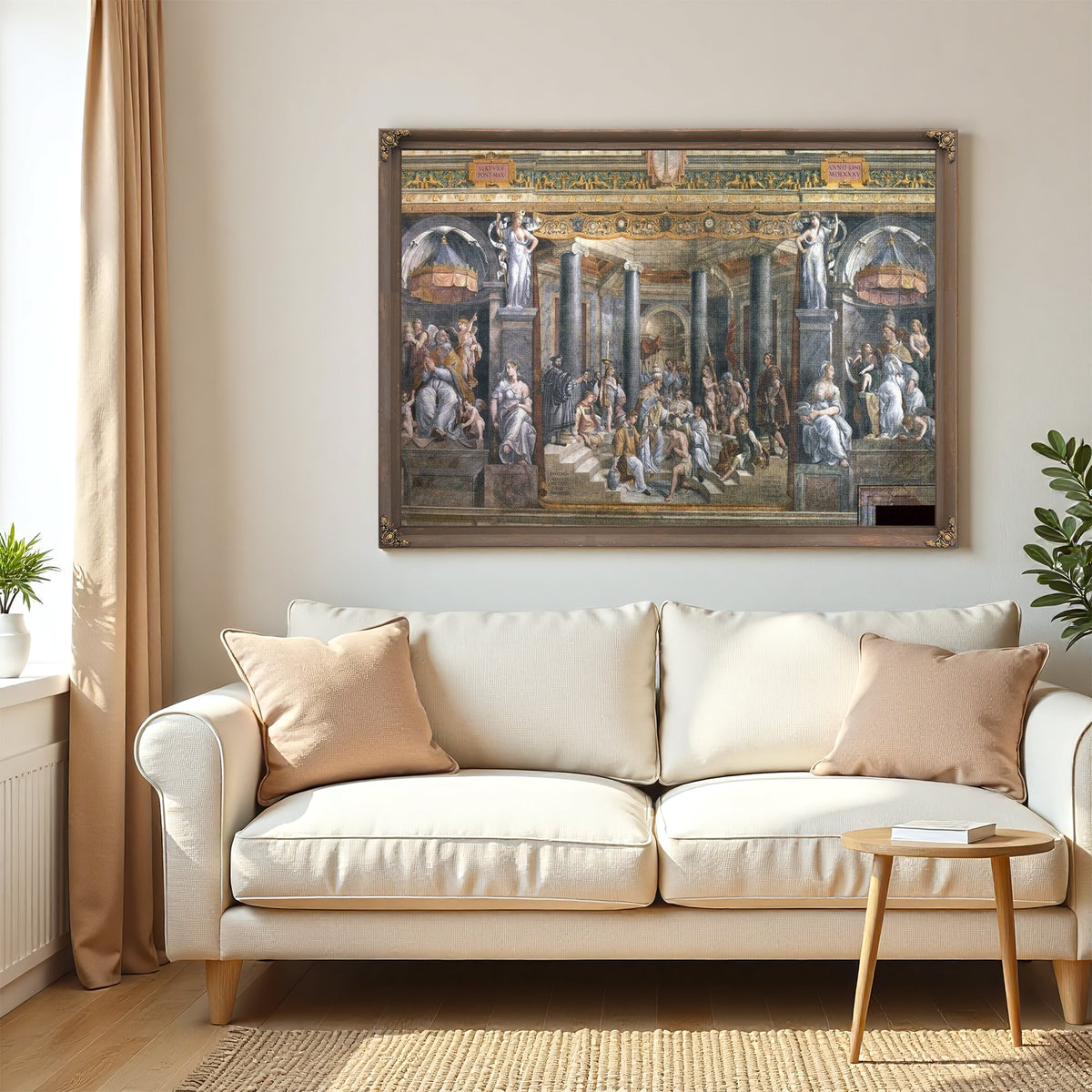 Baptism Of Constantine By Raphael