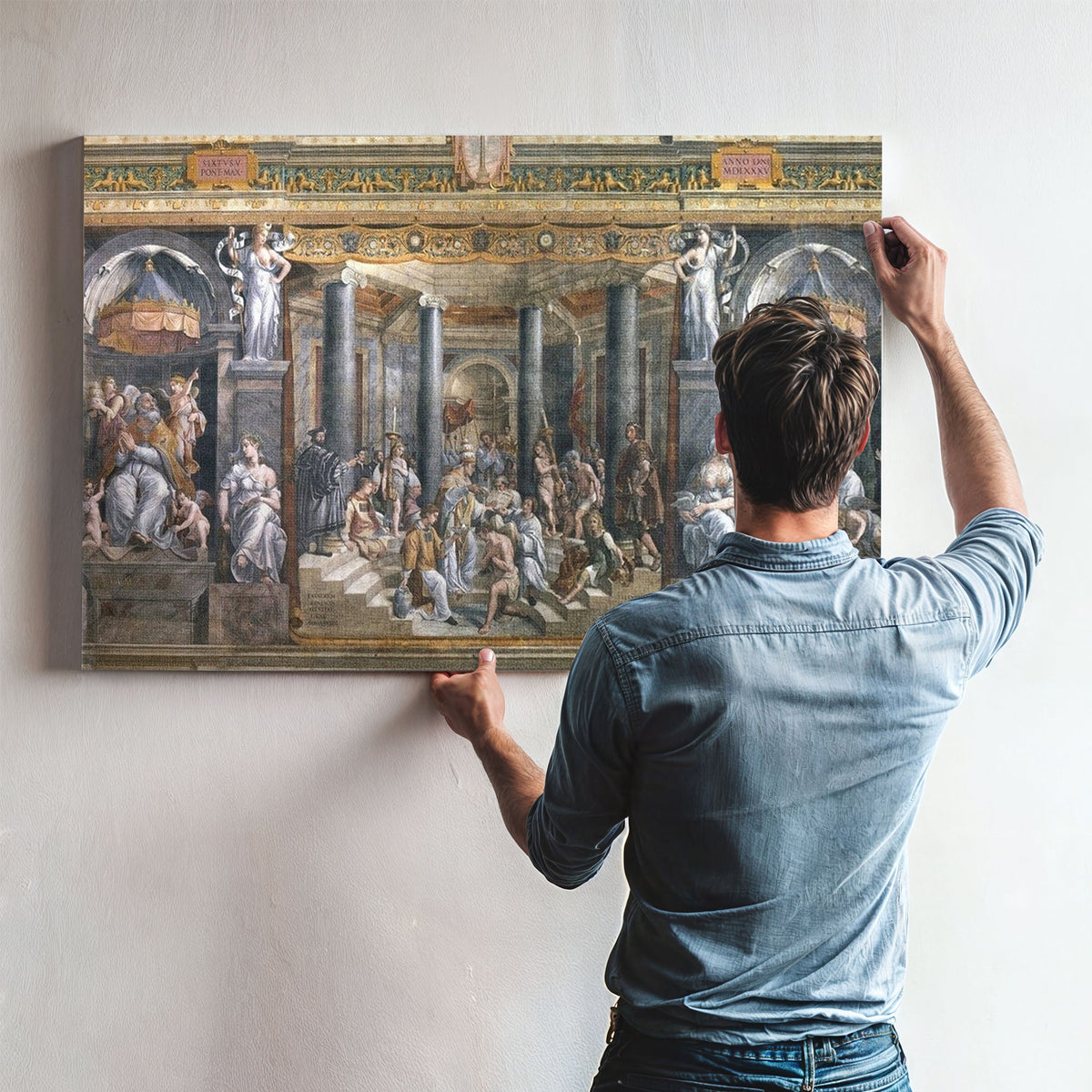 Baptism Of Constantine By Raphael