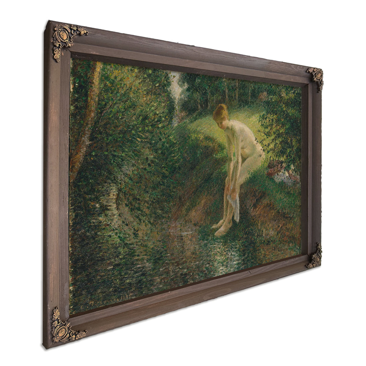 Bather In The Woods by Camille Pissarro