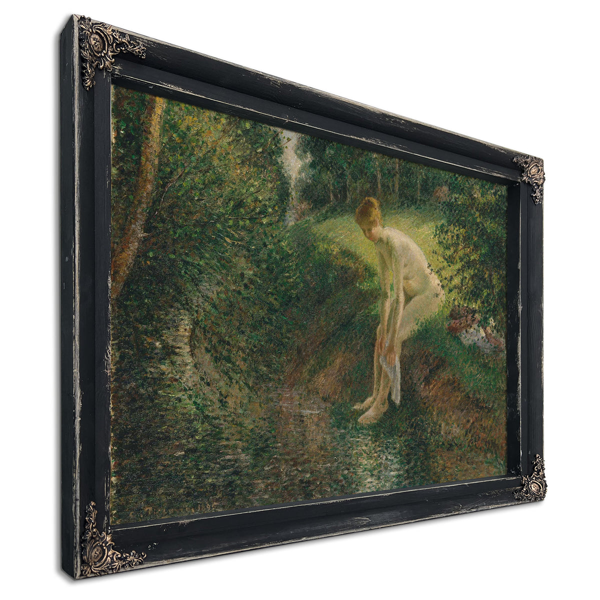 Bather In The Woods by Camille Pissarro