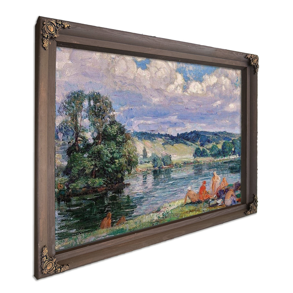Bathers Along The Seine, Vernon, France