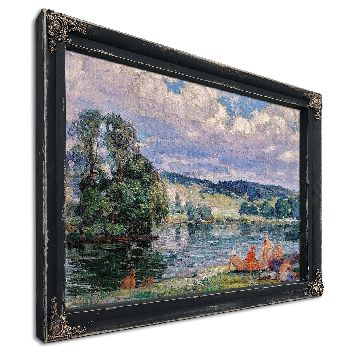 Bathers Along The Seine, Vernon, France