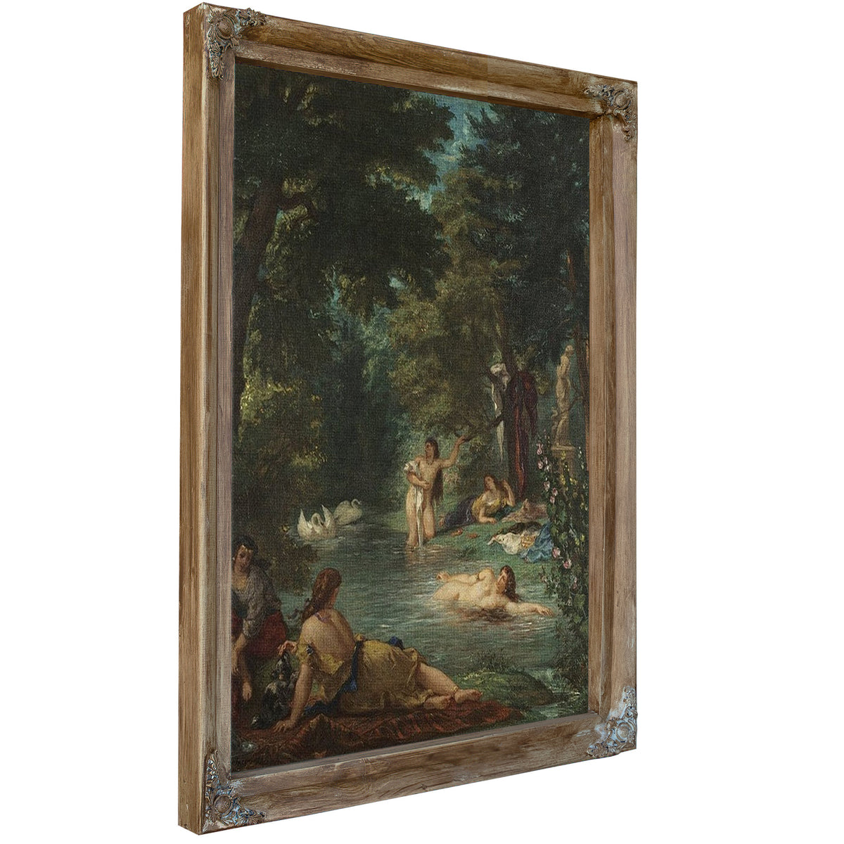 Bathers By Ferdinand Victor Eugene Delacroix